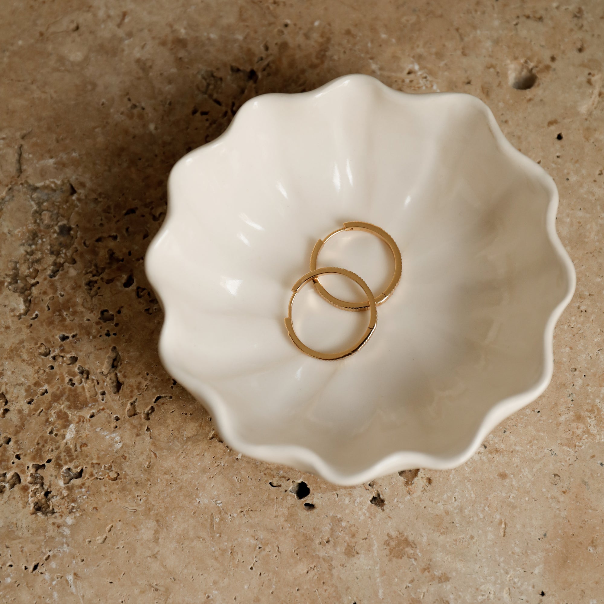 Cat Meffan Medium Shell Hoops